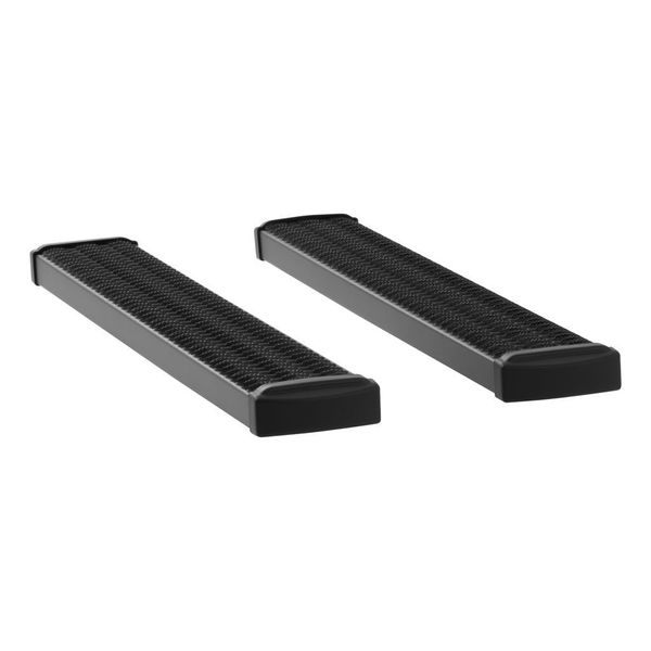 Luverne Truck Equipment GRIP STEP 7IN RUNNING BOARDS BLACK TEXTURED POWDER COAT 415054-409921